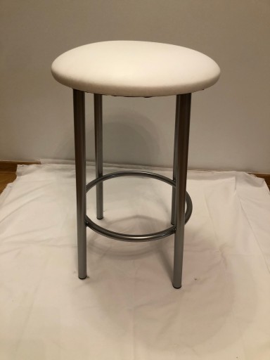 Mocny Podwyższany taboret JOKER XL CHROM 54 cm