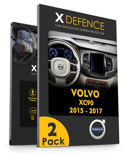 ЗАЩИТНОЕ СТЕКЛО 2в1 ДЛЯ ЭКРАНА НАВИГАЦИИ ДЛЯ VOLVO XC90 2015-2017 8.7
