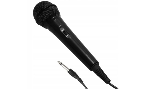 Микрофон DYNAMIC KARAOKE с разъемом JACK 6,3 мм!