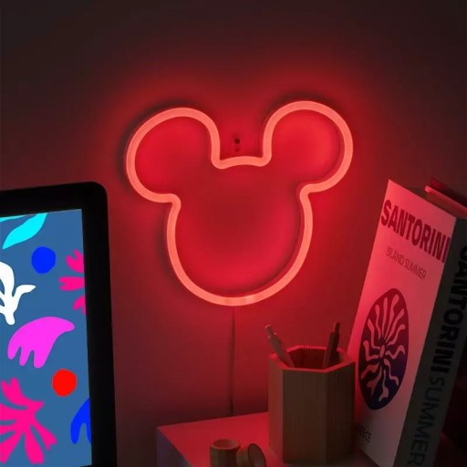 PALADONE Disney Myszka Miki Lampka neonowa ścienna (21,8 cm)