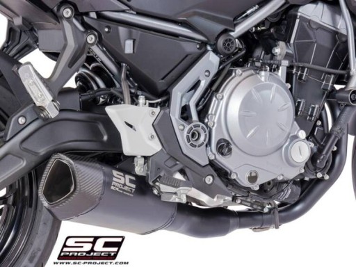 Выхлопная система SC-Project SC1-R GT Matt Black Kawasaki NINJA 650 2021-2022