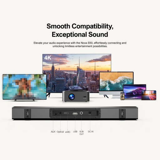 Колонки Ultimea Nova S50 для компьютера, телевизора, BLUETOOTH, USB