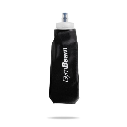 МЯГКАЯ СПОРТИВНАЯ БУТЫЛКА ЧЕРНАЯ 550 мл GymBeam
