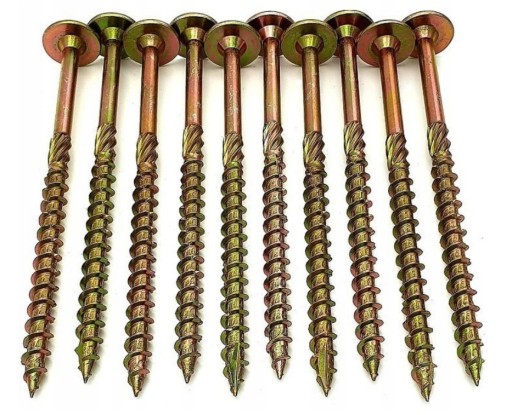 ШУРУРЫ СТОЛЯНЫЕ ПО ДЕРЕву 6х220 TORX С ШАЙБОЙ ГОЛОВКОЙ DMX 100шт.