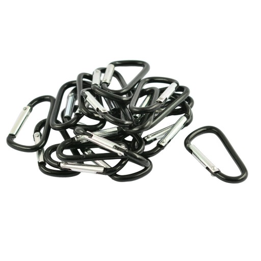 КАРАБИН SURVIVAL EDC SHAKEL ЧЕРНЫЙ