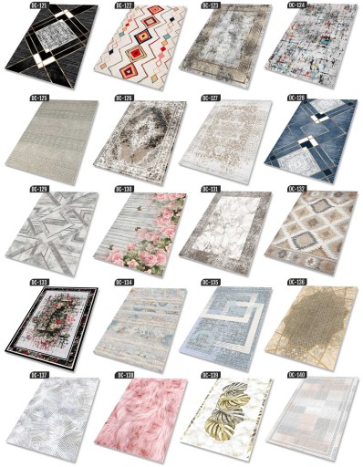 Winyl Rug в столовую разноцветные дизайны