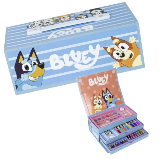 Набор инструментов для рисования Bluey Blue в коробке Blu в подарок
