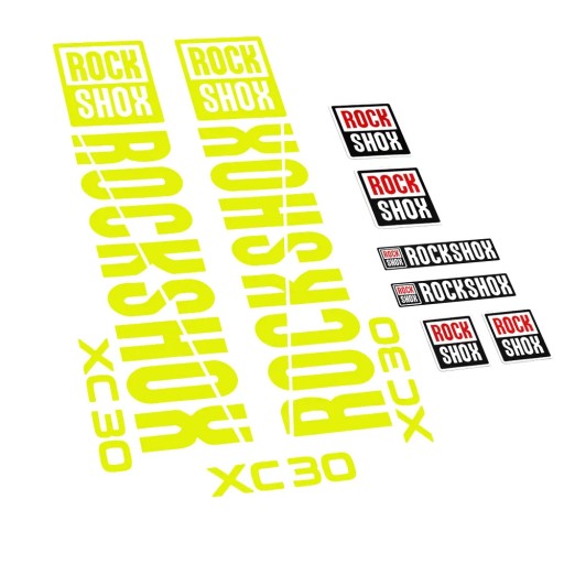 Совместимые наклейки для вилок Rock Shox XC30.