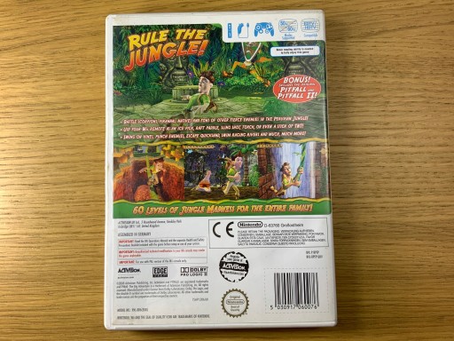 PITFALL THE BIG ADVENTURE очень хороший диск NINTENDO WII