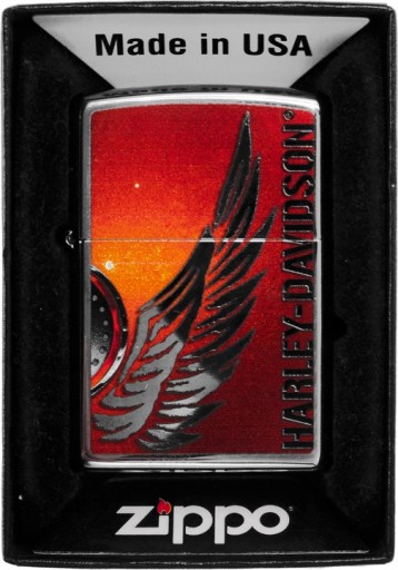 Zestaw ZIPPO Zapalniczka CHROME HIGH POLISHED nr4 prezentowy*nr3