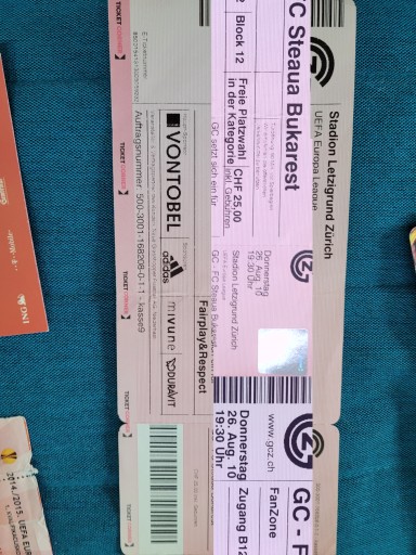 Билет на Grasshopper Club Zurich - FC Steaua Bucharest