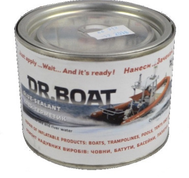 Клей 2в1 DR.BOAT 330г для понтона, бассейна ПВХ