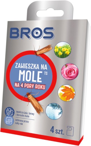 Bros - мотыльки 4 сезона: эффективная защита одежды 4 штук