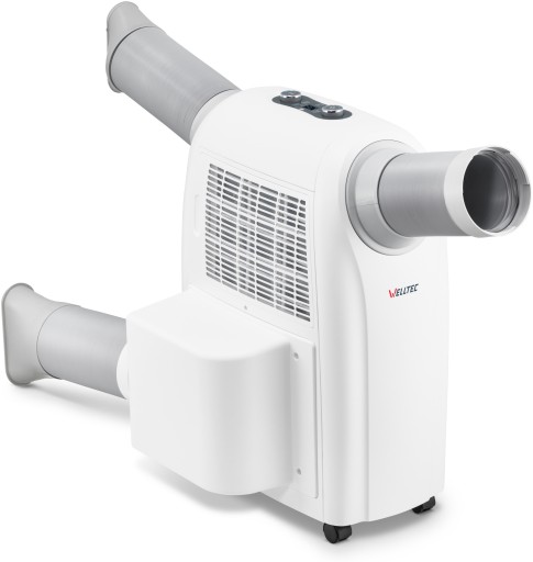 ПОРТАТИВНЫЙ БЕСШУМНЫЙ КОНДИЦИОНЕР WELLTEC ACH1414PRO 6в1 WiFi 4кВт 75м² С ПЛЕНУМОМ