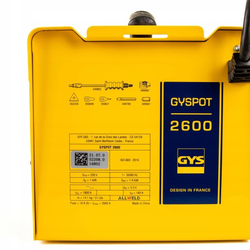 СПОТТЕР GYSPOT 2600 СПОТТЕР ДЛЯ УДАЛЕНИЯ ВМЯТИН