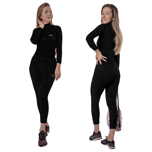 LEGGINSY TERMOAKTYWNE dziecięca getry termiczne BIELIZNA Ercole SILVER+ 152
