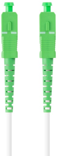 KABEL PRZEWÓD ŚWIATŁOWODOWY ŚWIATŁOWÓD PATCHCORD SC/APC-SC/APC SIMPLEX 10M