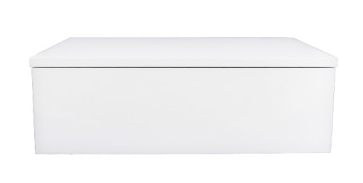 Konsola mała TOALETKA WISZĄCA 70 cm biała + Front Połysk biały BIAŁA KATI