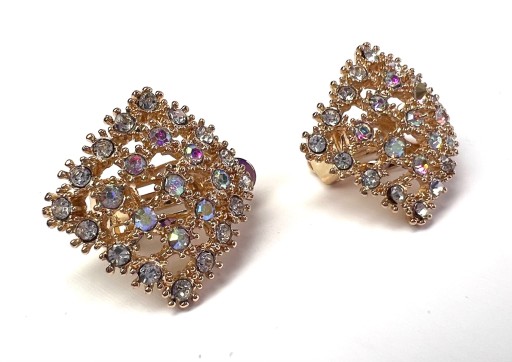 Золотые серьги с цирконами Lolita Accessories