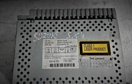 Радио Suzuki 3910179J0