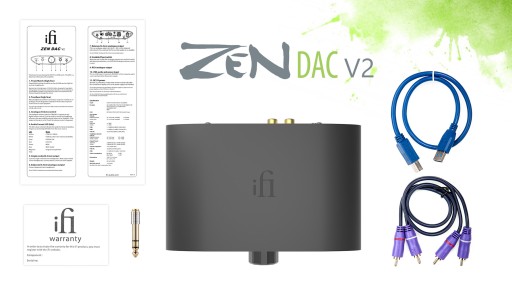 iFi Audio ZEN DAC V2 CLUTTER УСИЛИТЕЛЬ ДЛЯ НАУШНИКОВ И 32-битный ЦАП MQA Hi-Res