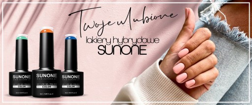 SUNONE Czarna Inez lakier hybrydowy 5 ml Black