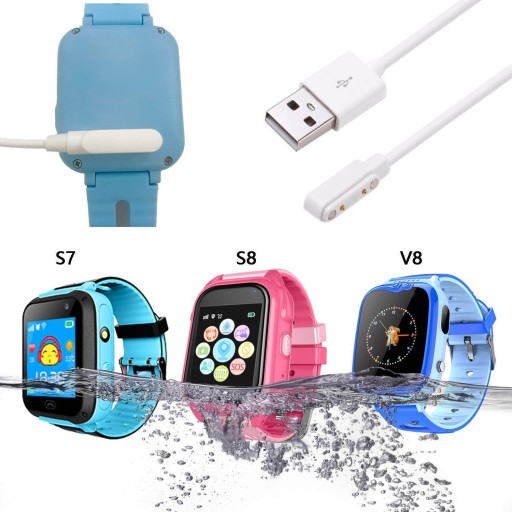KABEL USB ŁADOWARKA MAGNETYCZNA SMARTWATCH IP67