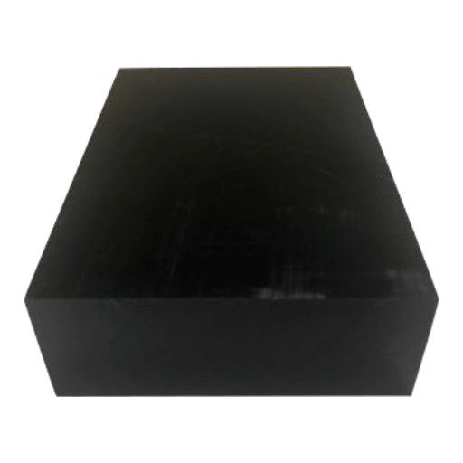 Плита PE-HD, толщина 30x100x100 мм Черный Вырез
