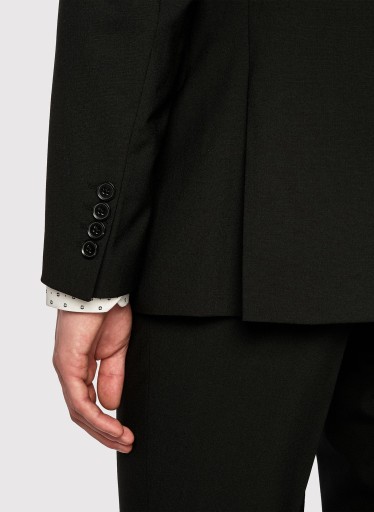 Черный мужской пиджак Slim Fit из шерсти PAKO LORENTE 176/64