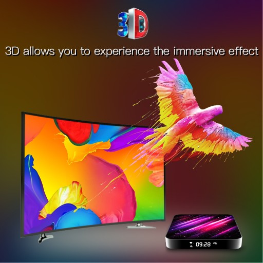 Горячие продажи Android TV Box Android 10 6K H.265 Media Player