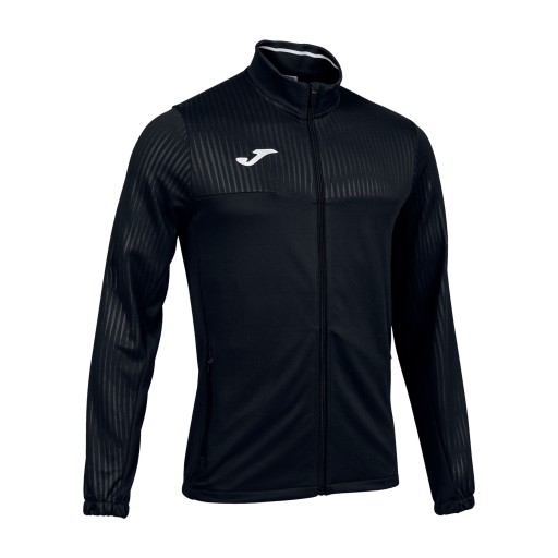 Теннисная толстовка Joma Montreal Full Zip черная 102744.100 L