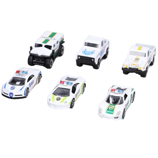 Набор металлических автомобильных игрушек 6шт 1:64