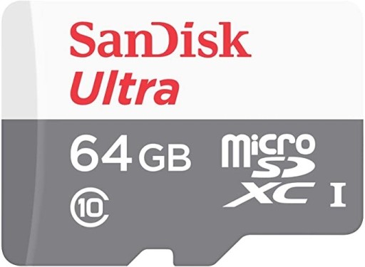 Карта памяти SanDisk microSD SDXC емкостью 64 ГБ