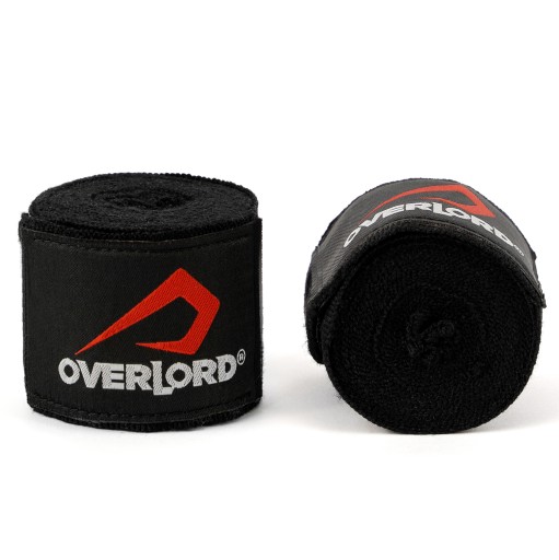 Бинты боксерские Overlord 400 см черные
