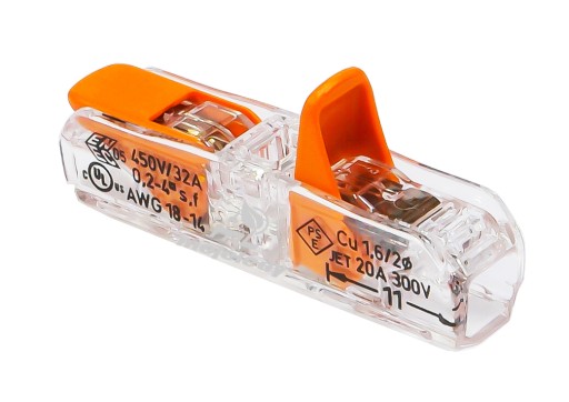 10x WAGO ZŁĄCZKA PRZELOTOWA 221-2411 2x0,2-4mm2