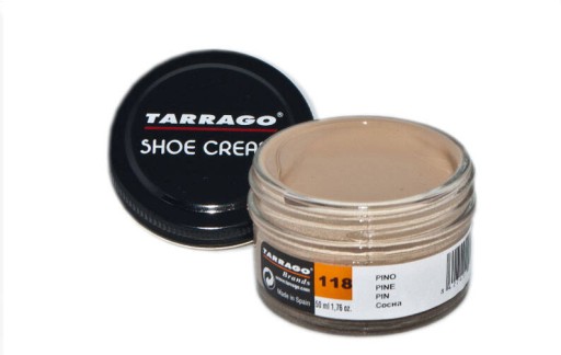 Крем на основе обувного воска - TARRAGO Shoe Cream 50мл 118 PINE