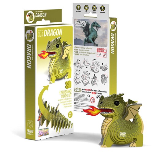 DRAGON PUZZLE 3D Пространственная головоломка Eugy Eco