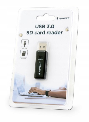 Устройство чтения карт памяти Gembird USB3.0 MMC SD microSD