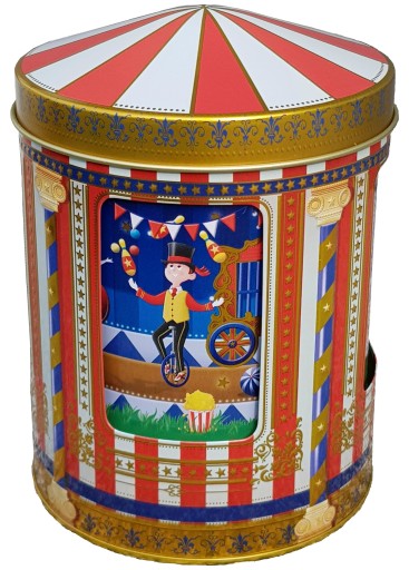 Музыкальная шкатулка Карусель 16х12см Szapito Circus Металлическая шкатулка