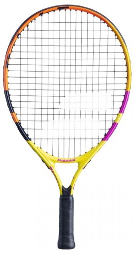 Детская теннисная ракетка Babolat JR Rafa 19 желтый/оранжевый/фиолетовый