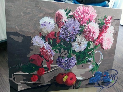 Покраска по ipicasso numbers 40x50 см на раме