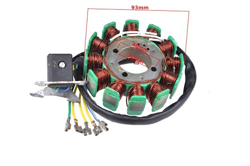 ISKROWNIK STATOR ZAPŁON QUAD ATV 200 250 12 CEWEK