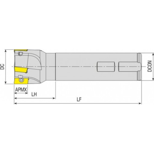 Резак складной fi 20 AEM90 AP10 D20 C20 L120 AKKO