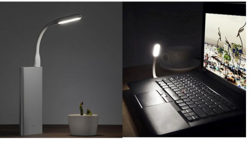 USB-лампа силиконовая, передвижная, функциональная для ноутбука, светодиодная, прочная, гибкая.