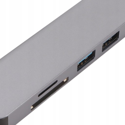Hub USB 3.0 5 w 1 3 karty pamięci USB Porty kart