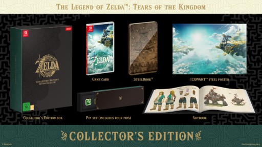 Переключатель The Legend of Zelda TOTK Collectors Edition