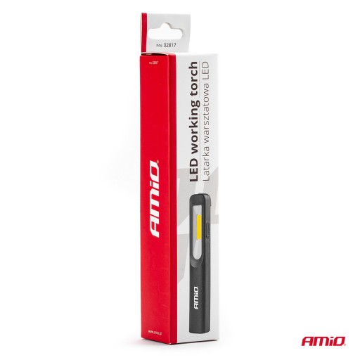 СВЕТОДИОДНАЯ КОНТРОЛЬНАЯ ЛАМПА AMIO TORCH 200LM