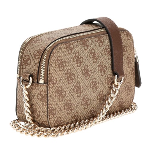 ЖЕНСКАЯ СУМКА GUESS NOELLE CROSSBODY CAMERA LATTE