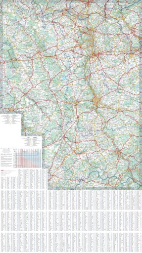 ALZACJA I LOTARYNGIA MAPA SAMOCHODOWA 516 MICHELIN