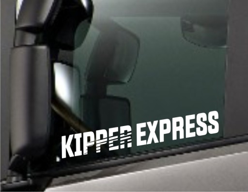 Наклейка KIPPER EXPRESS на окно грузовика *ЦВЕТА *50см